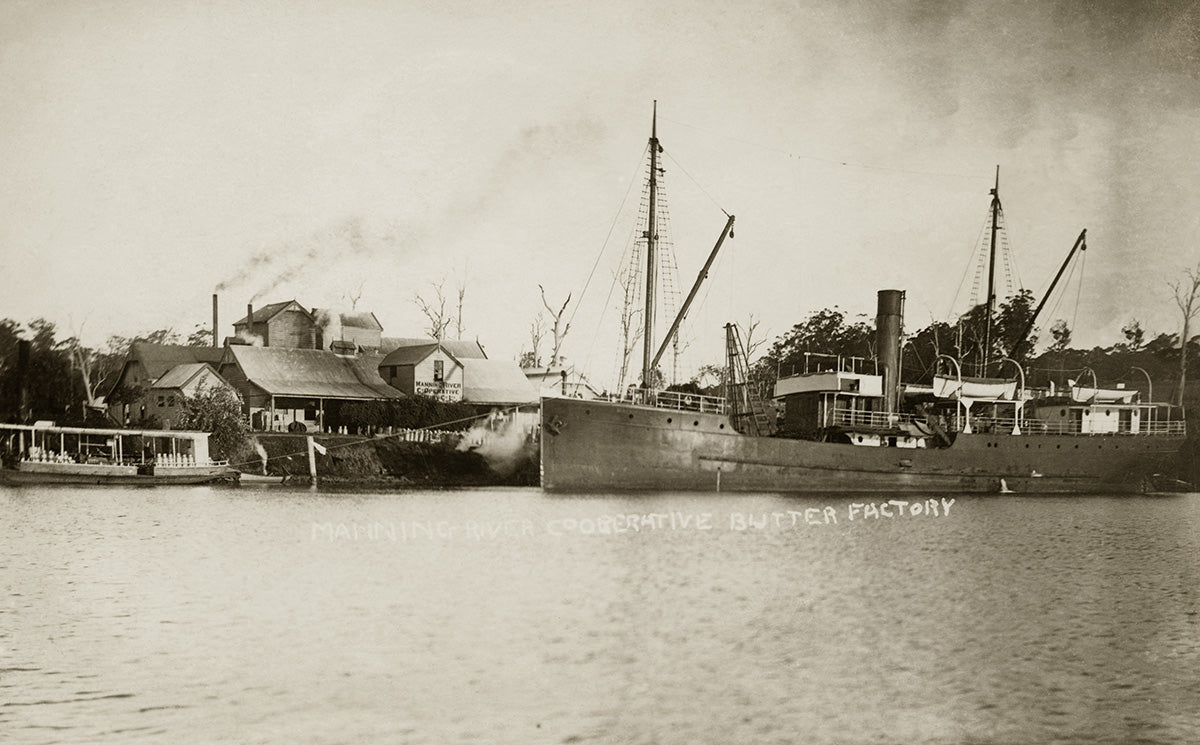 Butter Factory On Manning River, Taree NSW Australia c.1909