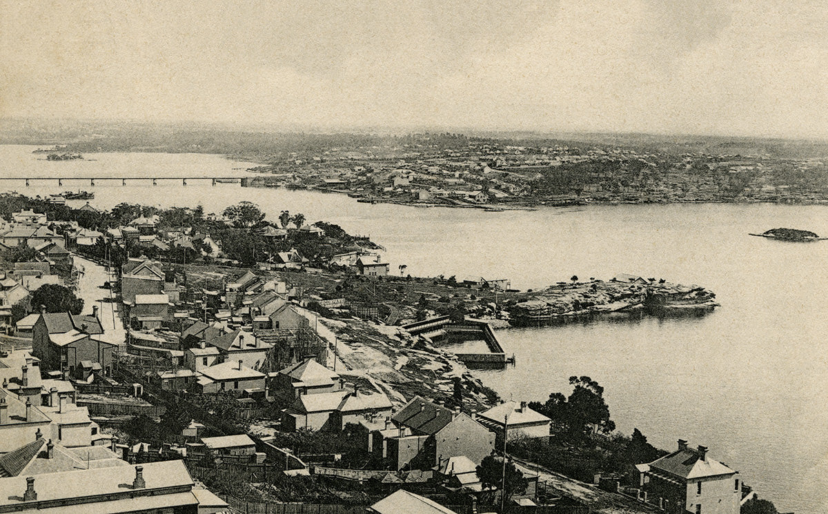 Drummoyne Aerial View, Balmain NSW Australia c.1909