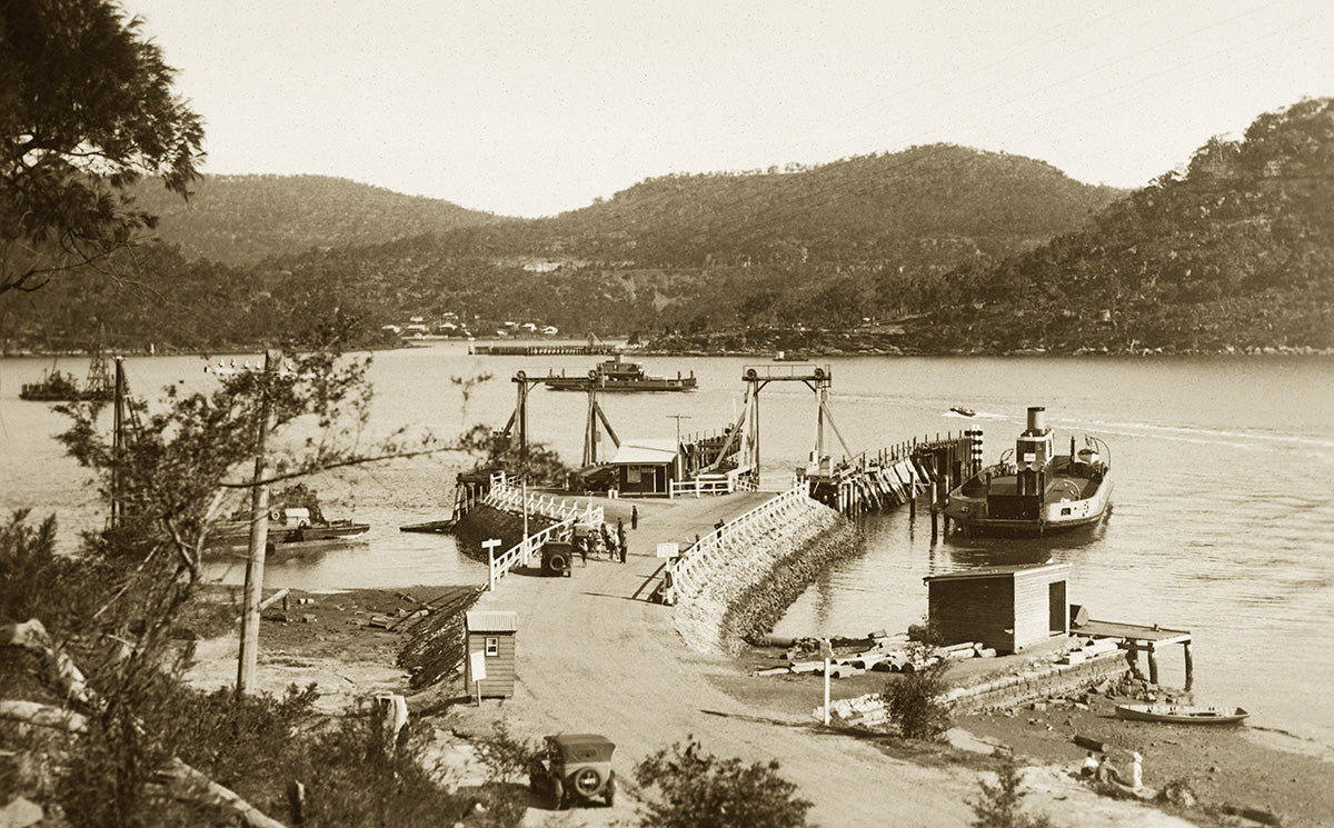 Ferry, Mooney Mooney NSW Australia 1920s