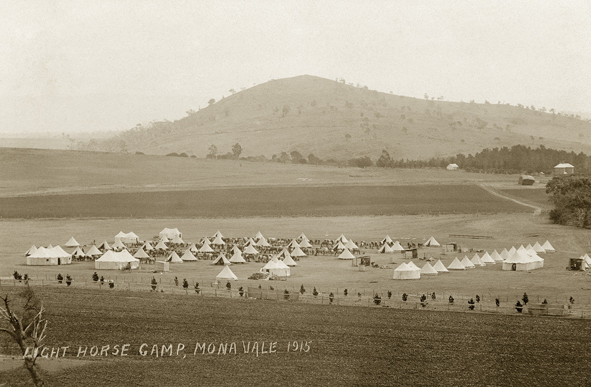 Light Horse Camp, Mona Vale NSW Australia 1915