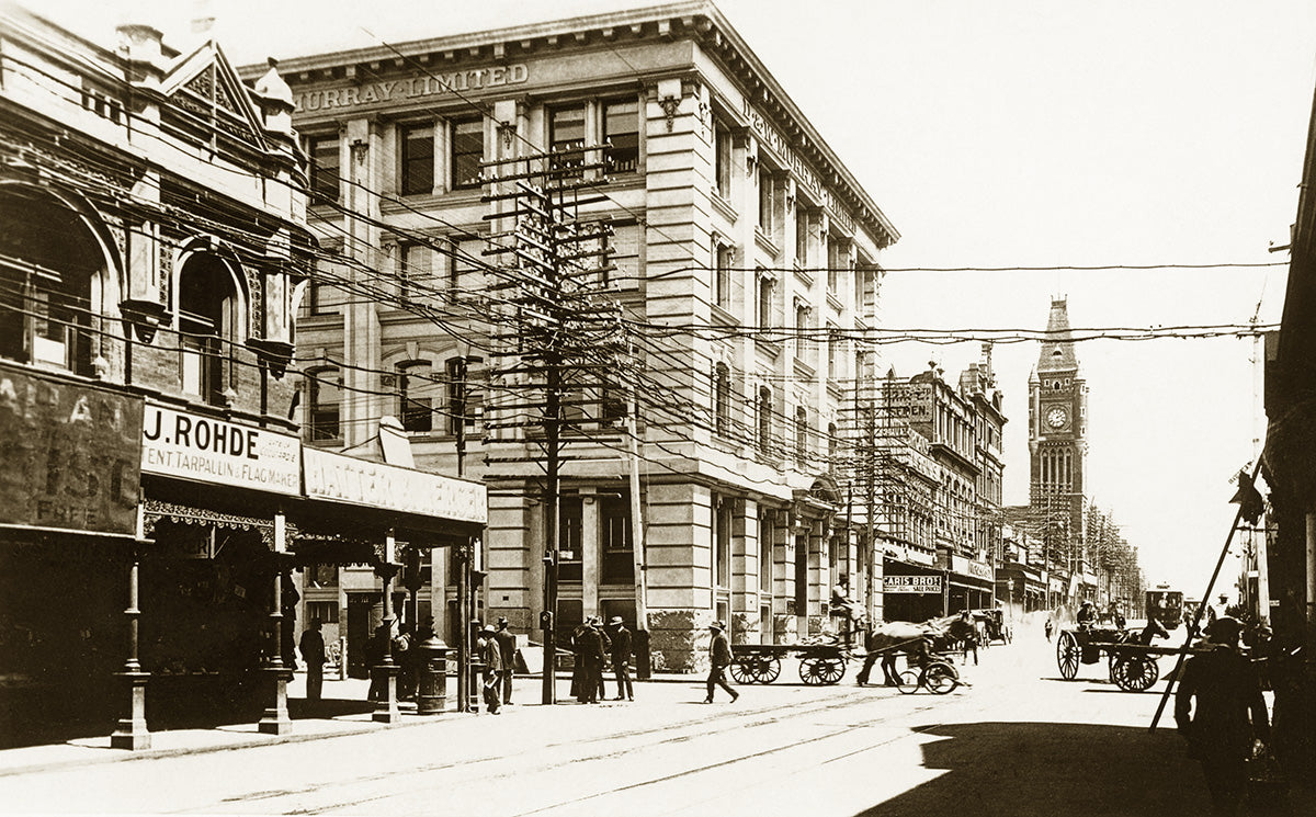 Barrack Street, Perth WA Australia 1910s