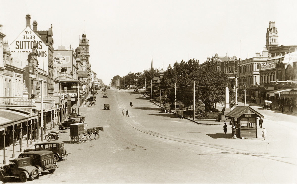 Sturt Street, Ballarat VIC Australia 1930s