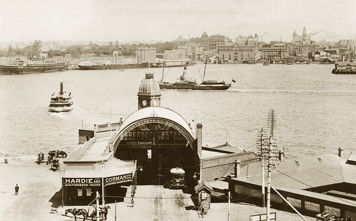 Terminus And Circular Quay, Milsons Point NSW Australia c.1910