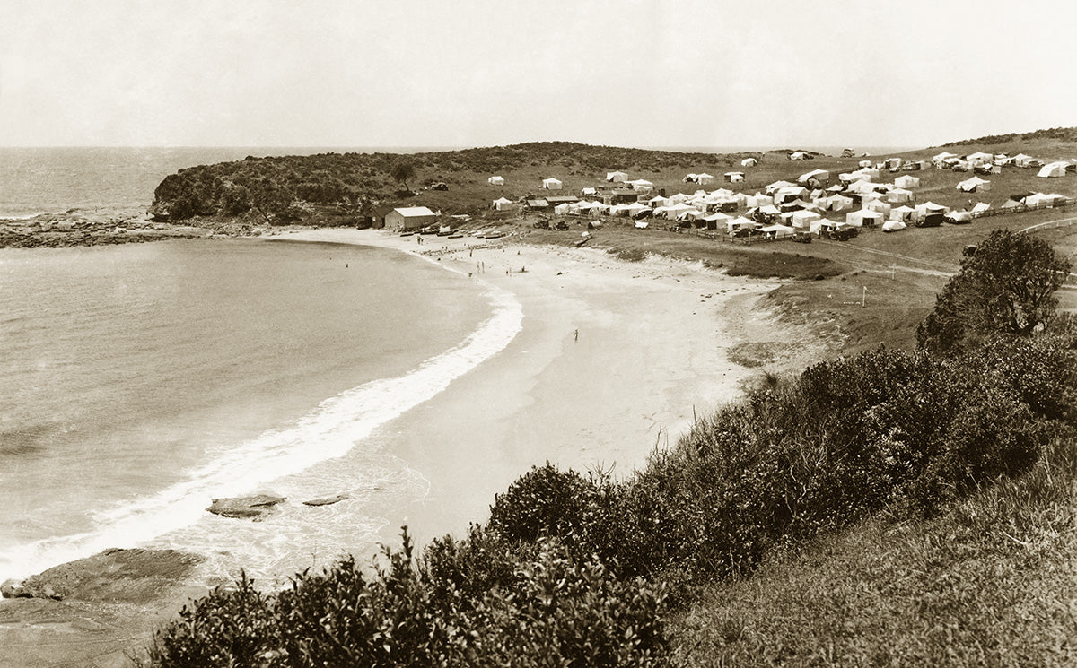 Beach And Camping Area, Terrigal NSW Australia 1930s