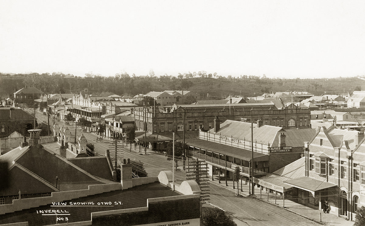 General View Showing Otho Street, Inverell NSW Australia c.1918
