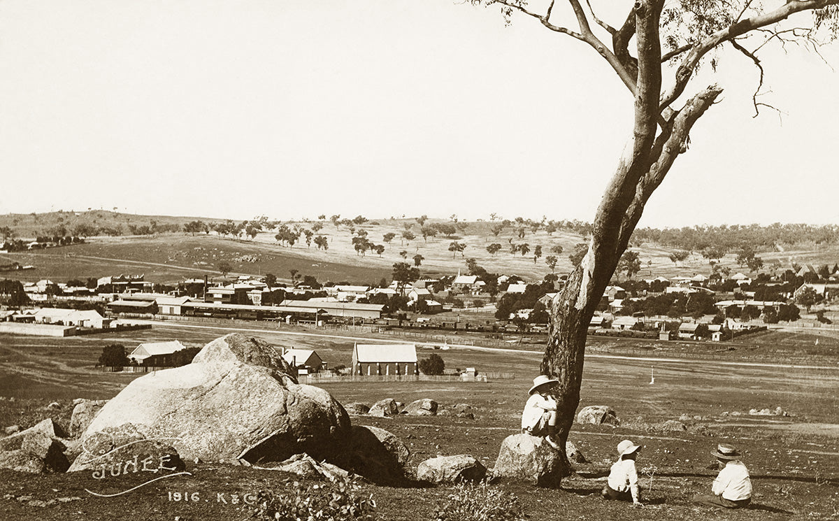 Panorama Of Township, Junee NSW Australia c.1910