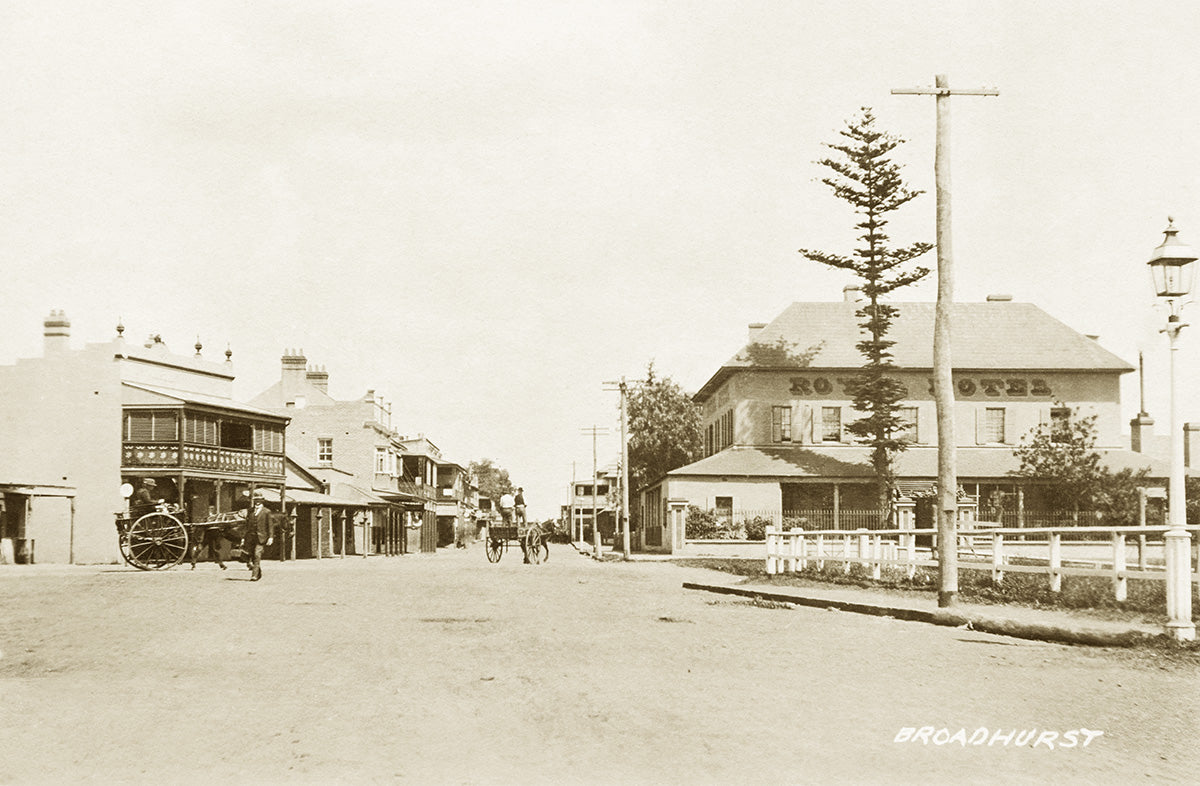 George Street, Windsor NSW Australia 1900s