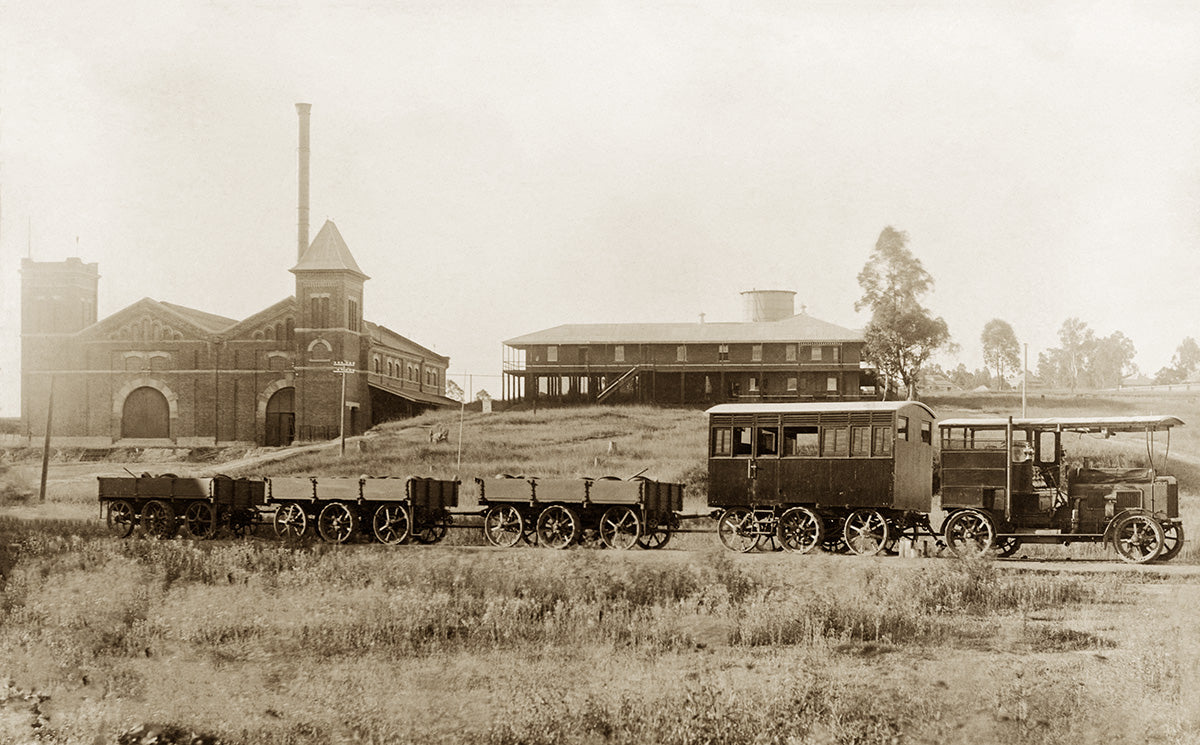 Daimler - Renard Outside Old Railway Building, Brisbane QLD Australia 1910