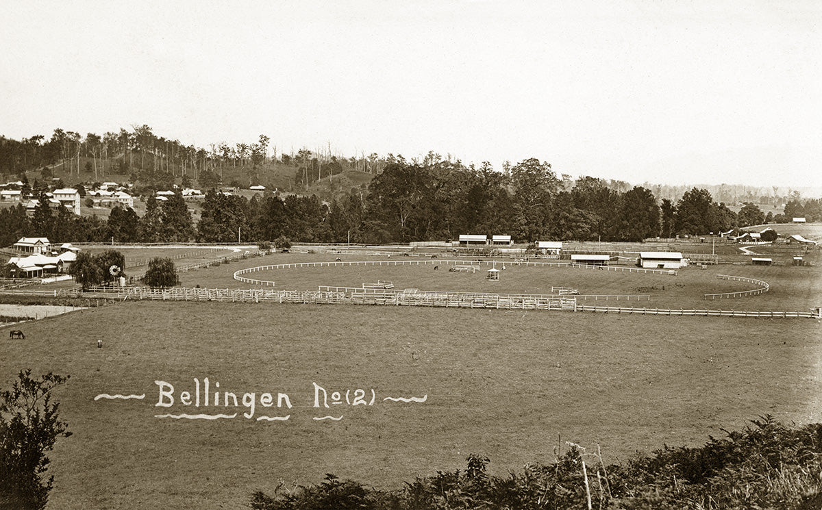 Panorama View 2 - Showing Race Course, Bellingen NSW Australia c.1910