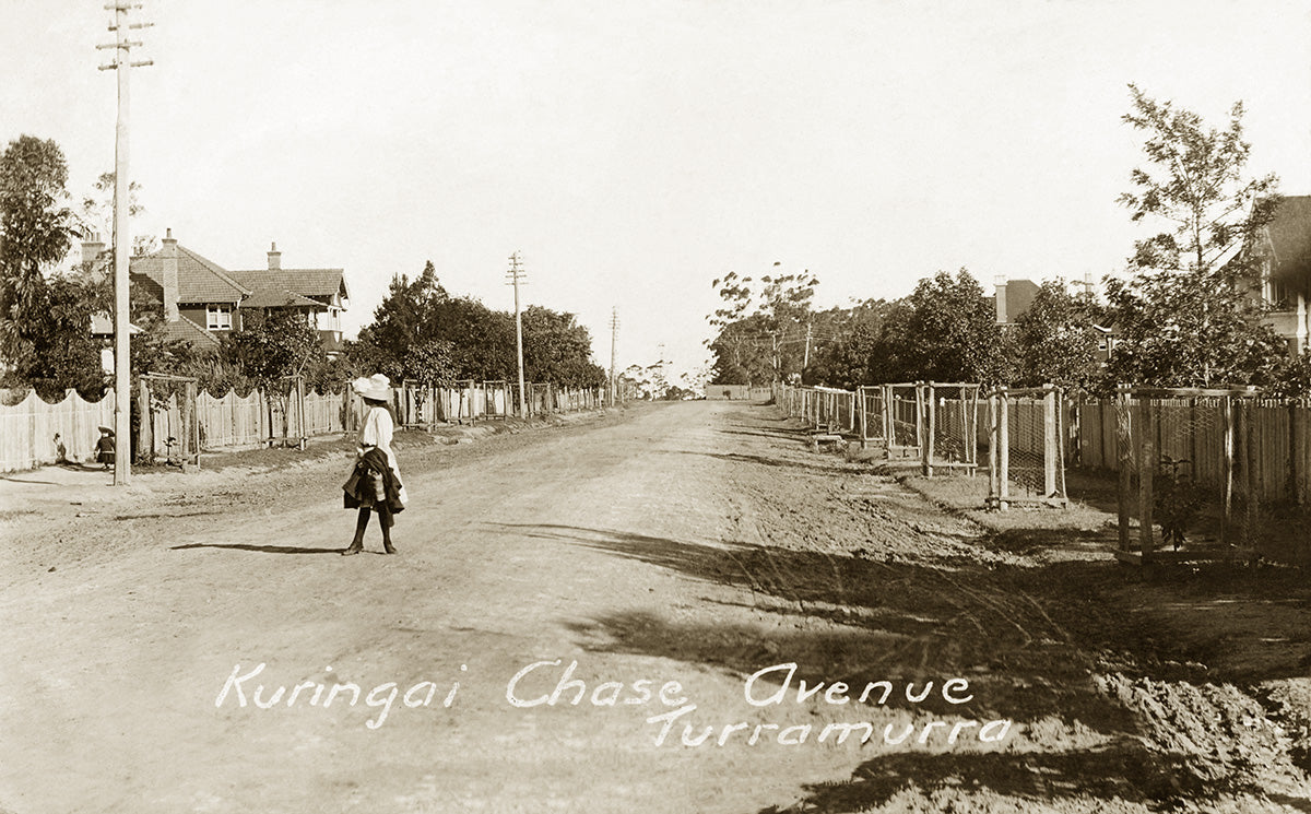 Ku-Ring-Gai Avenue, Turramurra NSW Australia c.1908