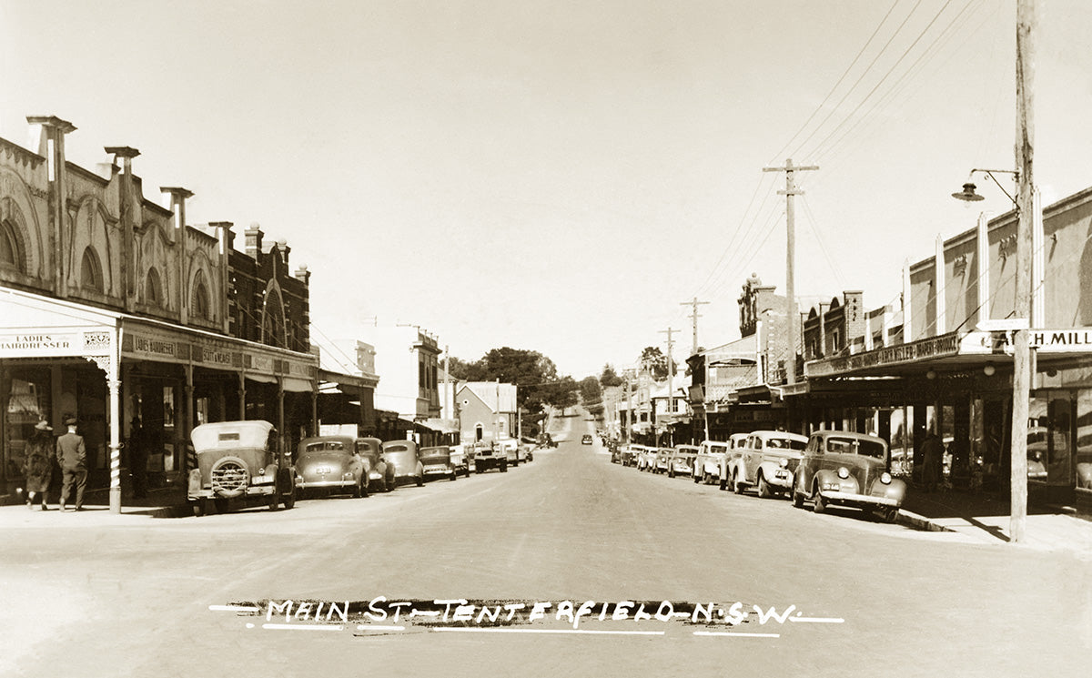 Main Street, Tenterfield NSW Australia 1940s