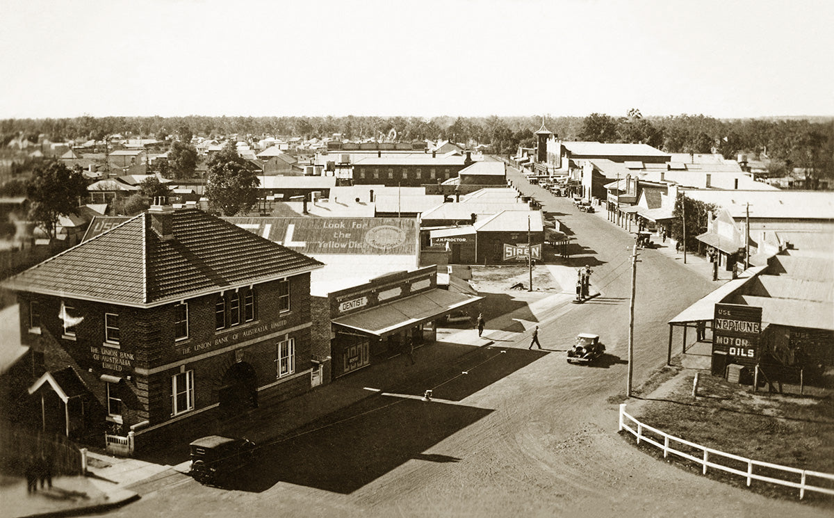 General View, Gilgandra NSW Australia 1930s