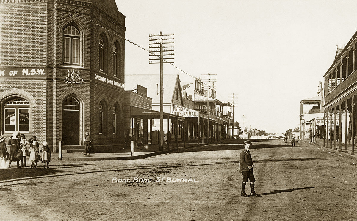Bong Bong Street, Bowral NSW Australia 1910s
