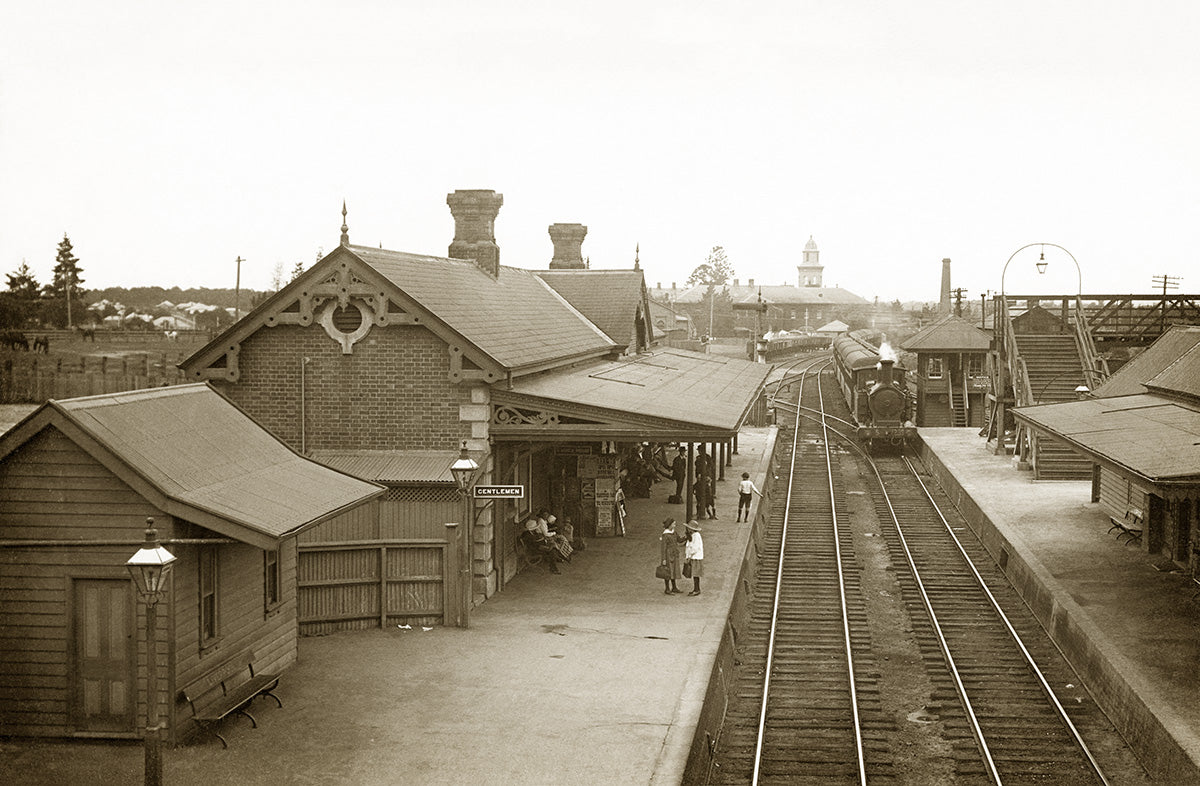 Railway Station, Liverpool NSW Australia c.1906