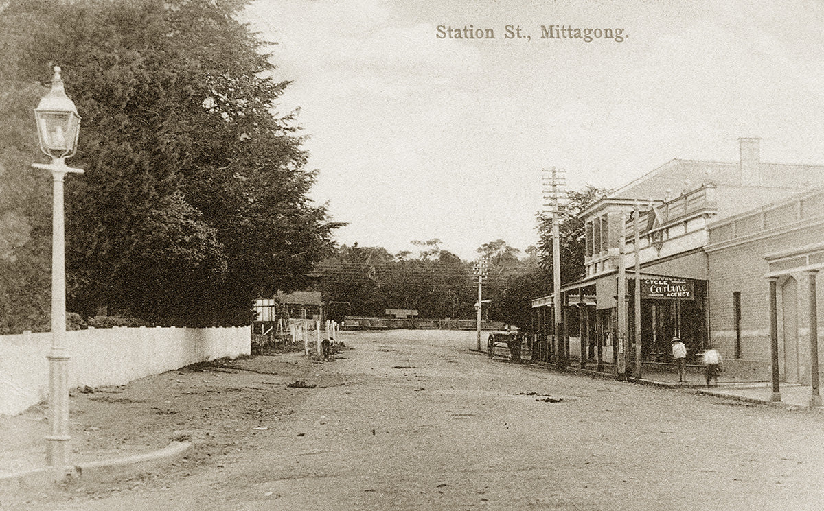 Station Street, Mittagong NSW Australia c.1900