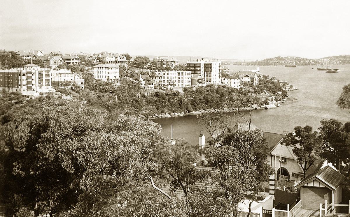 Shell Cove And Cremorne Point, Cremorne NSW Australia c.1937