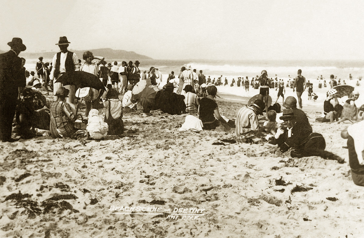 The Beach, Dee Why NSW Australia c.1928