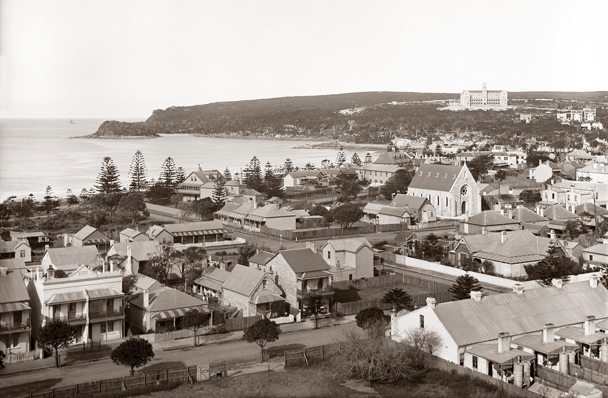 Manly From Kangaroo Hill, Manly NSW Australia c.1890
