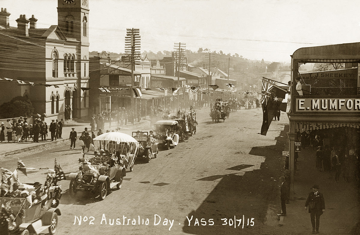 Australia Day, Yass NSW Australia 30.07.1915