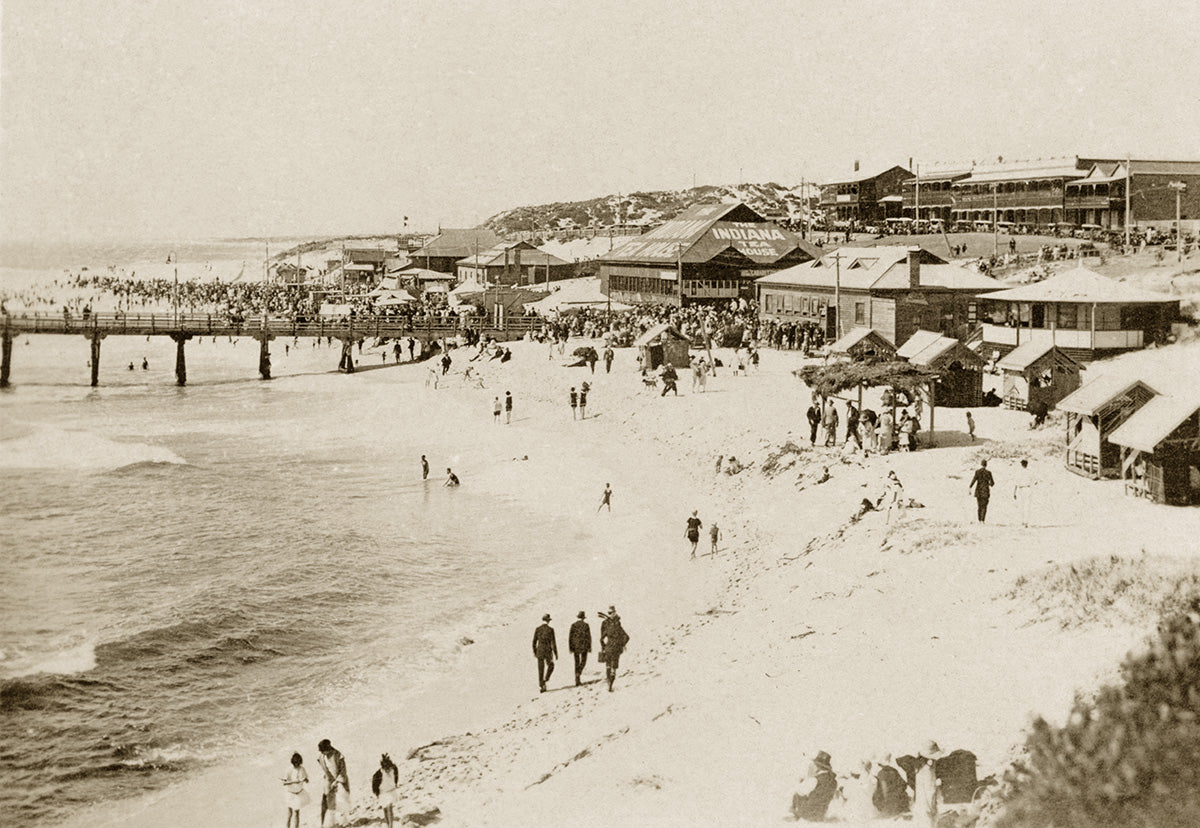 The Beach, Cottesloe WA Australia 1930s