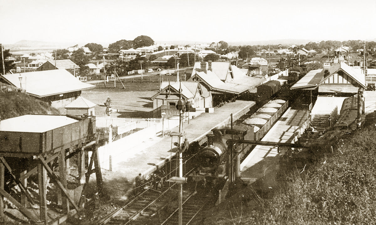Railway Station, Wollongong NSW Australia 1920s