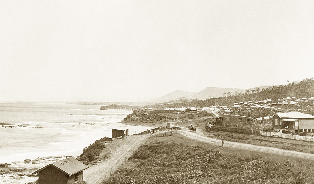 Beaches And Town, Coledale NSW Australia c.1907