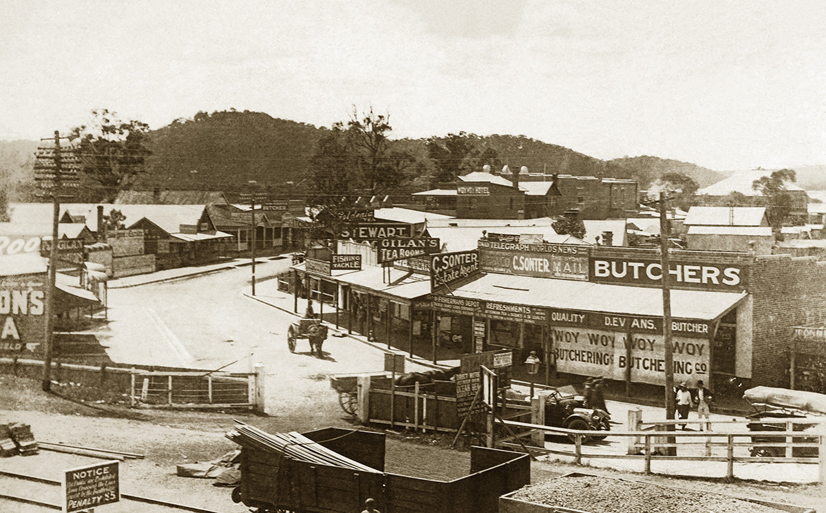 The Boulevard, Woy Woy NSW Australia 1920s