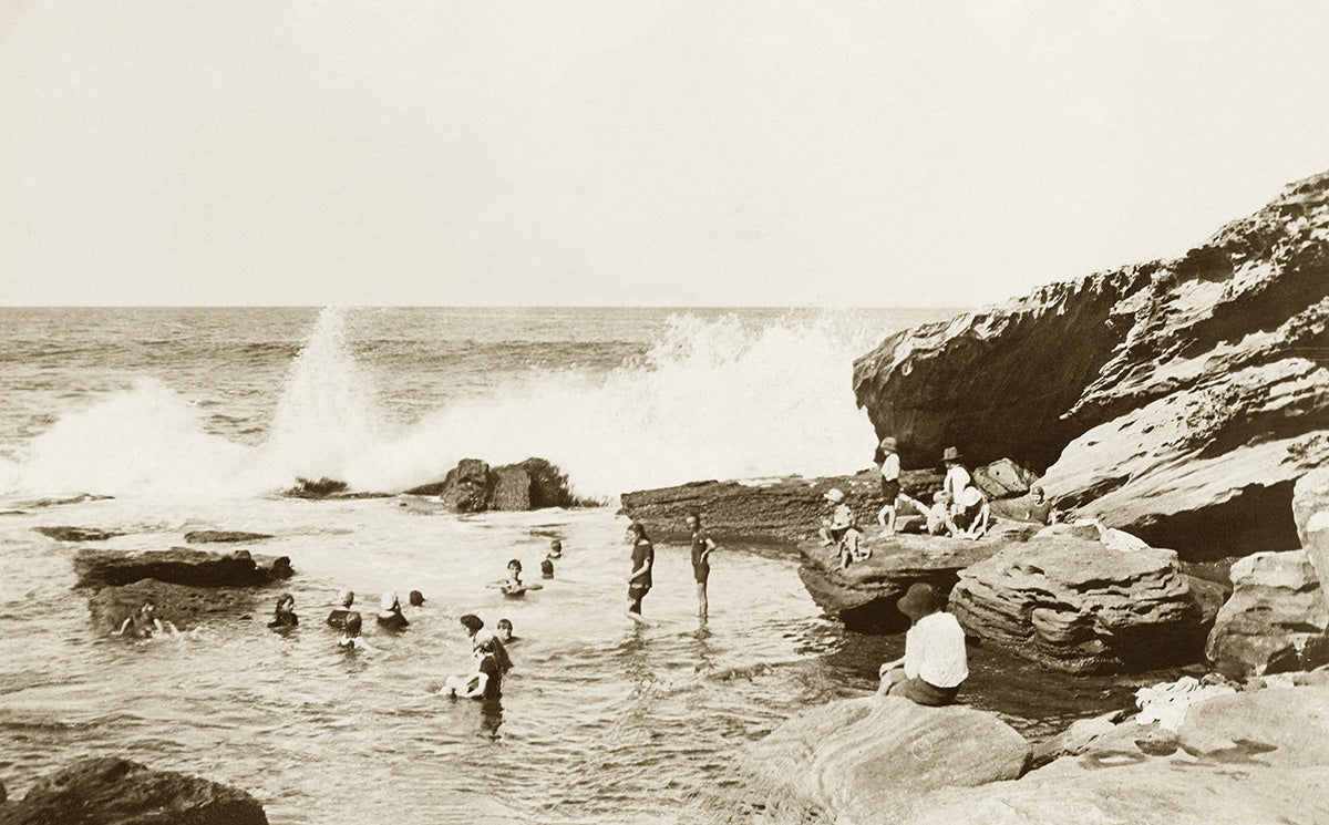 Sea Rock Pool - Putty Beach - Woy Woy, Killcare NSW Australia 1907
