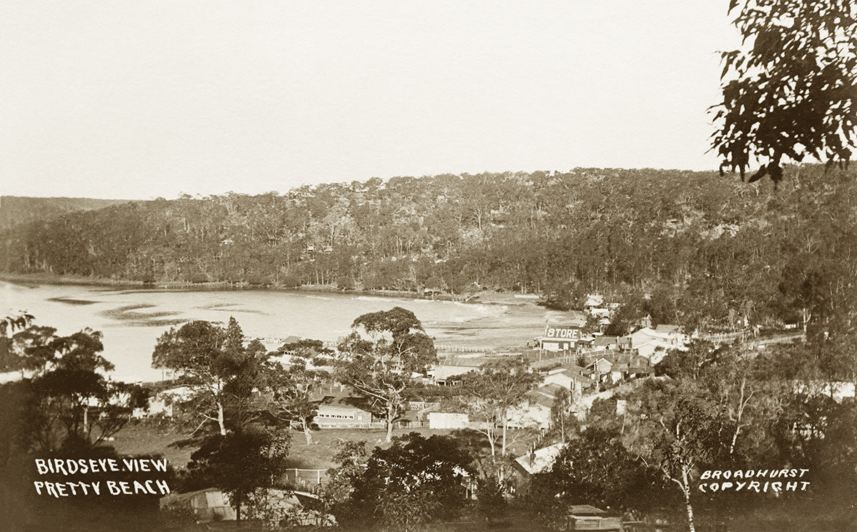 Birdseye View Of Pretty Beach - Woy Woy, Wagstaff NSW Australia 1907