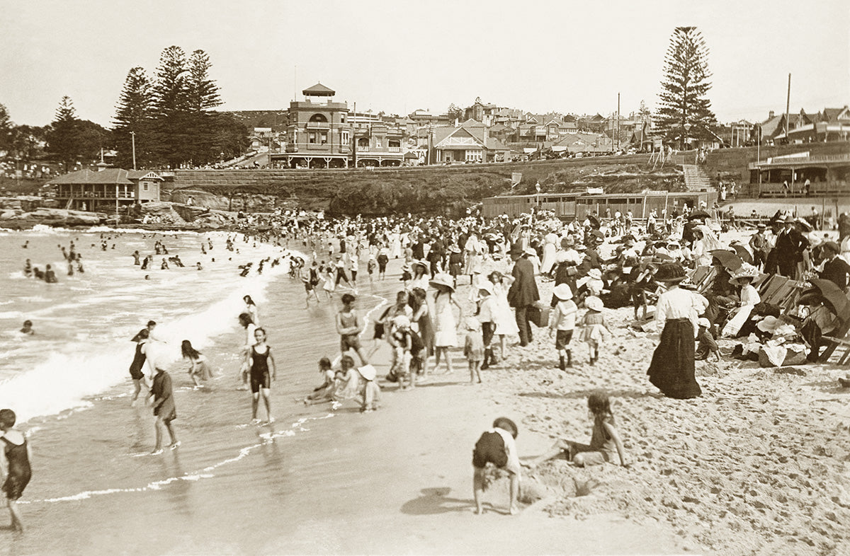 The Beach, Coogee NSW Australia c.1907