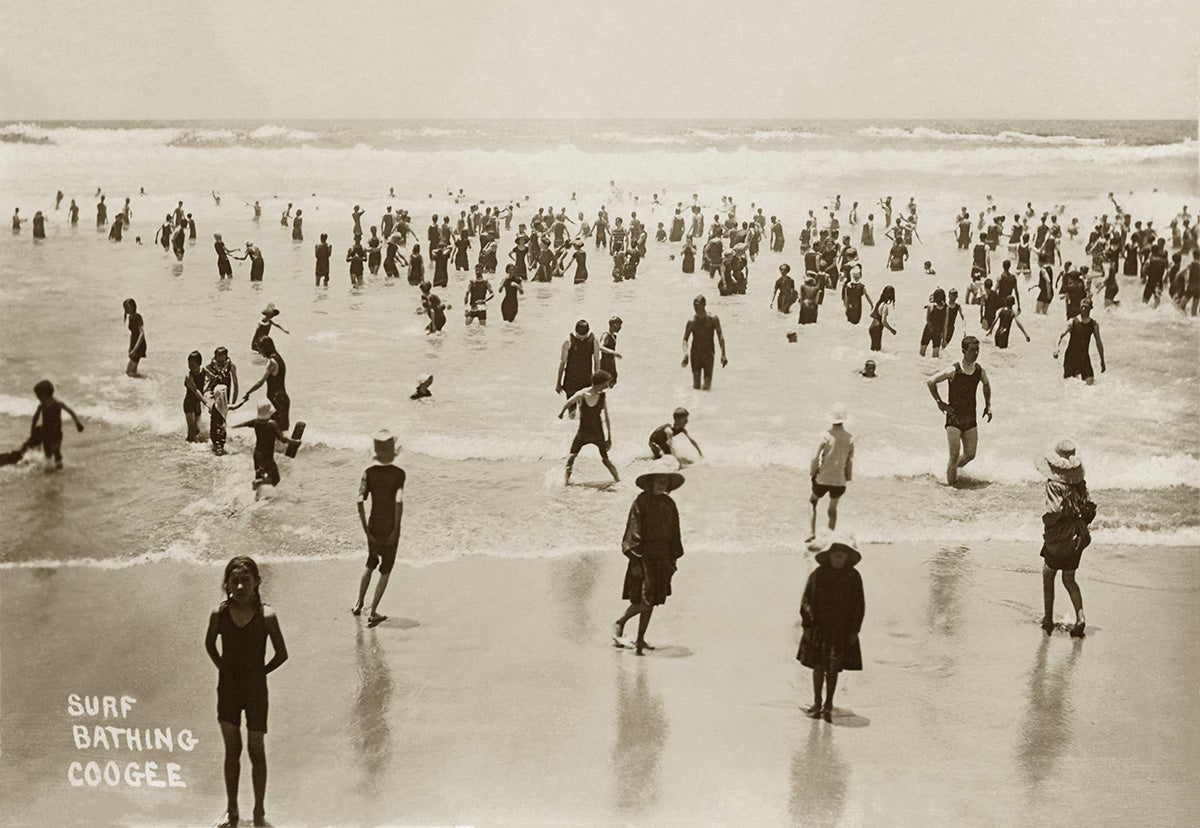 The Beach, Coogee NSW Australia c.1907
