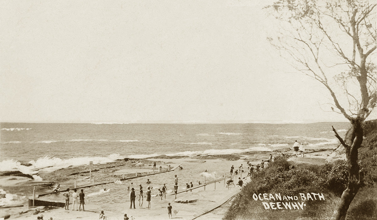 Ocean And Rock Bath, Dee Why NSW Australia c.1907