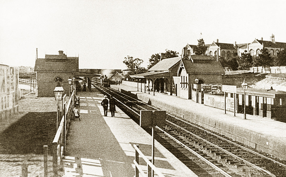 Railway Station, Kogarah NSW Australia 1910s