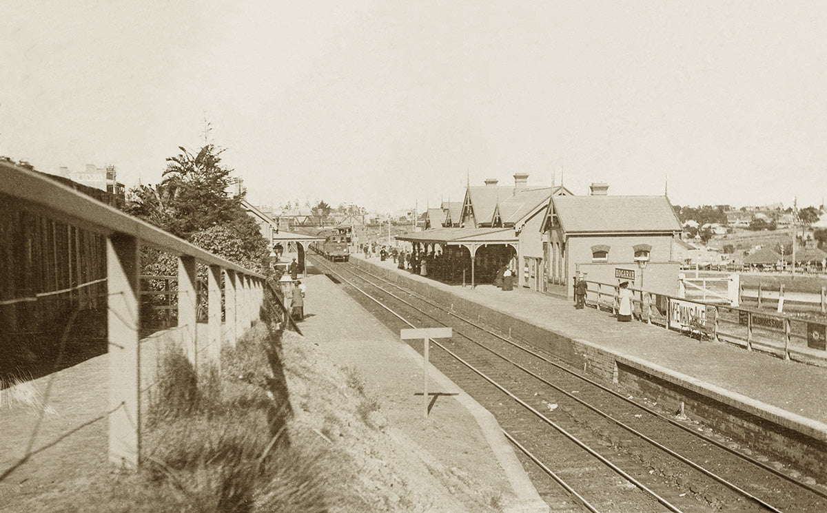 Railway Station, Kogarah NSW Australia c.1907