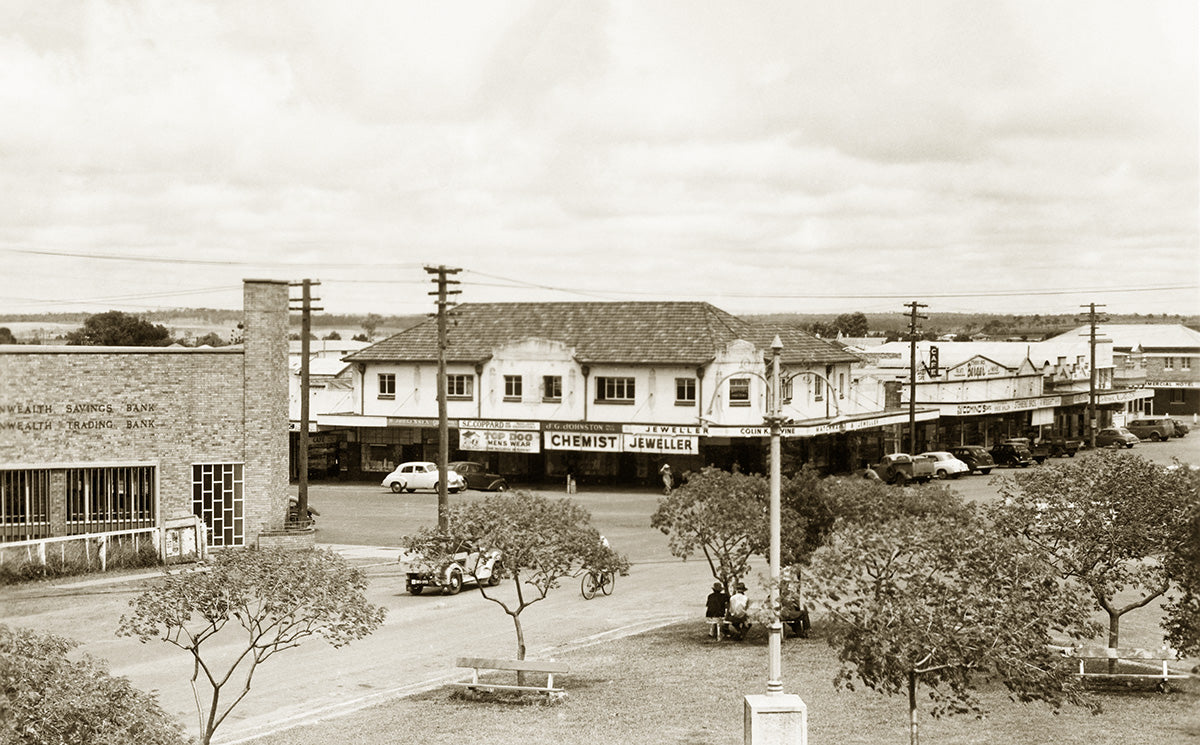 Haly Street, Kingaroy QLD Australia 1950s
