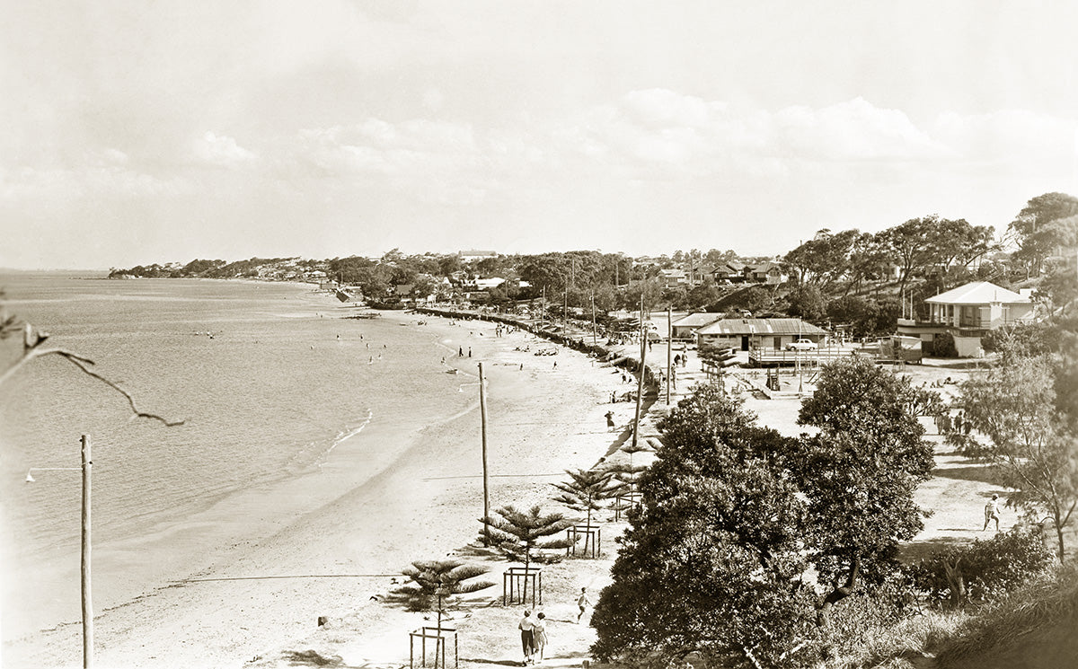 Suttons Beach - Scotts Point, Redcliffe QLD Australia 1950s