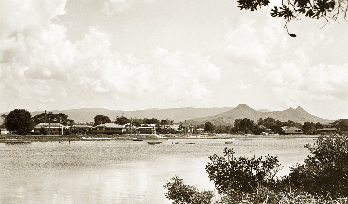 Brunswick River, Brunswick Heads NSW Australia 1940s