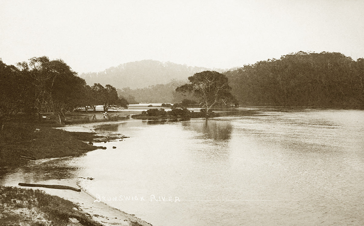 Brunswick River, Brunswick Heads NSW Australia 1909