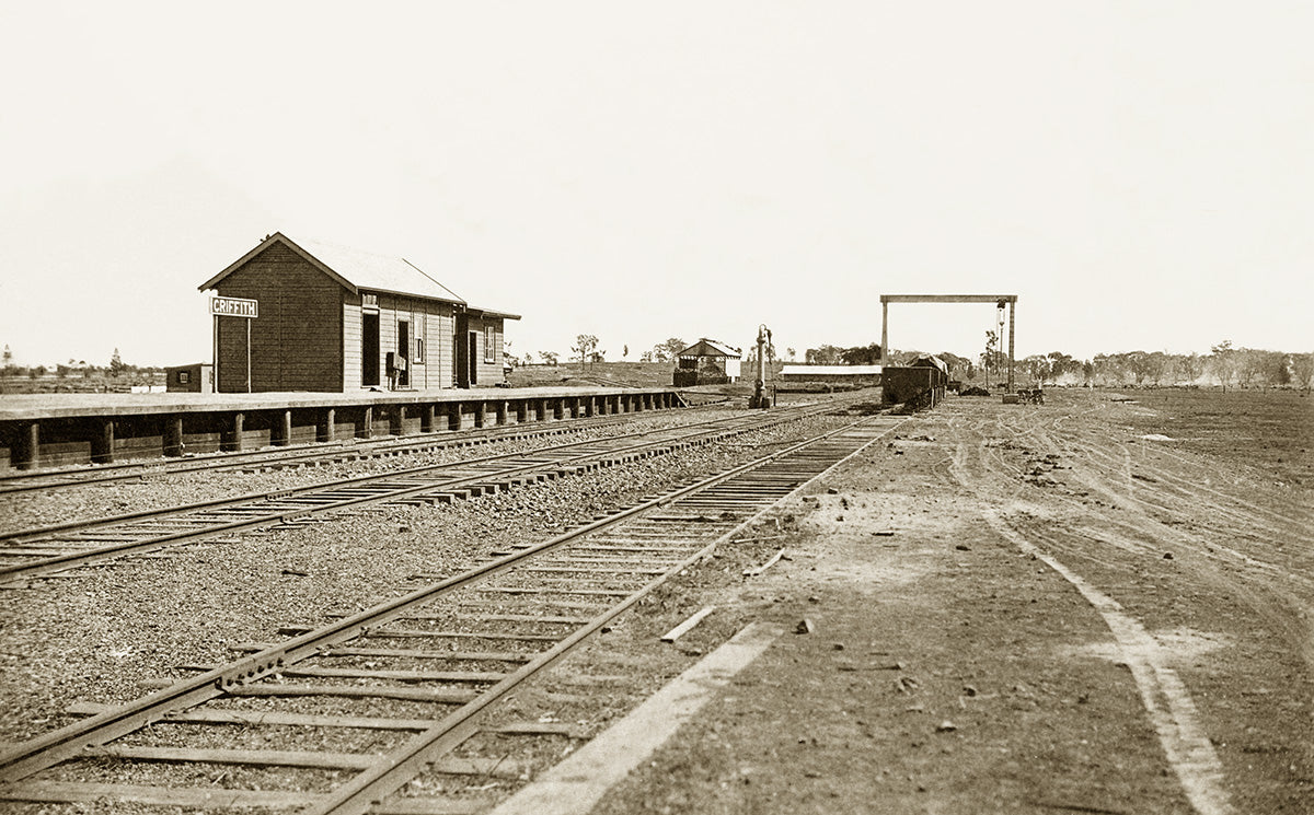 Railway Station, Griffith NSW Australia c.1918