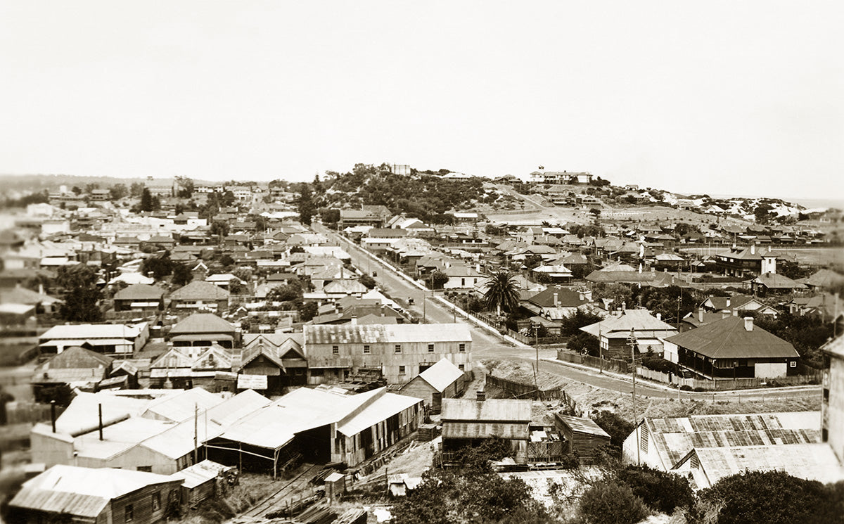 General View From Lighthouse - Looking South, Bunbury WA Australia 1930s