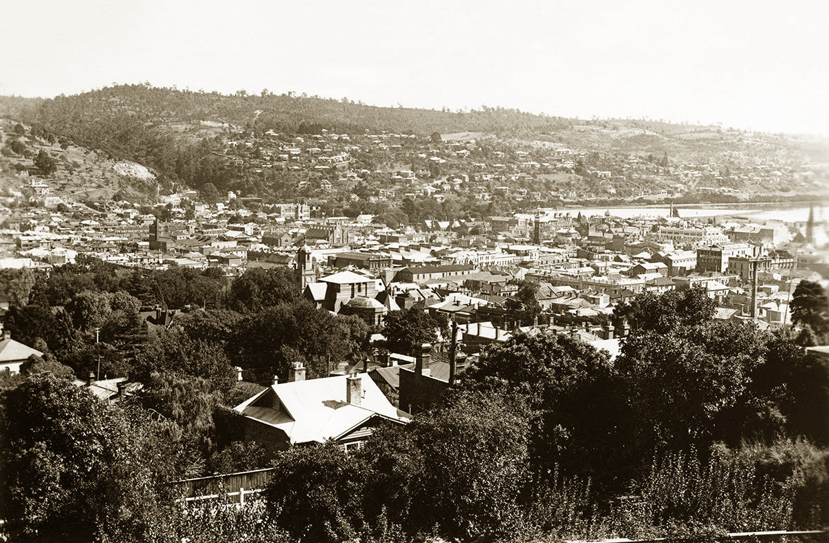 General View From Wellman Street, Launceston TAS Australia 1930s