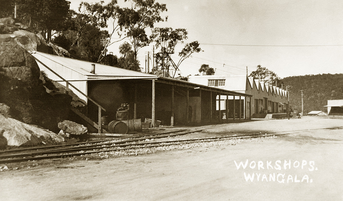 Workshops, Wyangala NSW Australia 1920s