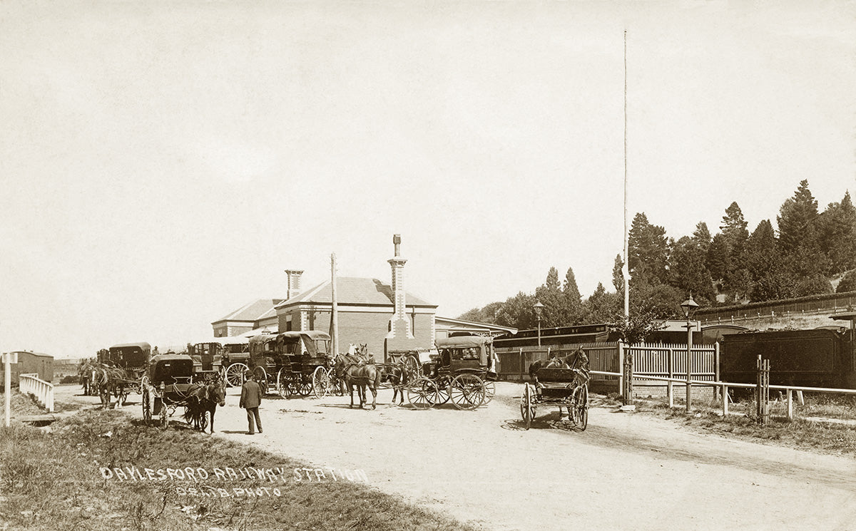 Railway Station, Daylesford VIC Australia c.1897