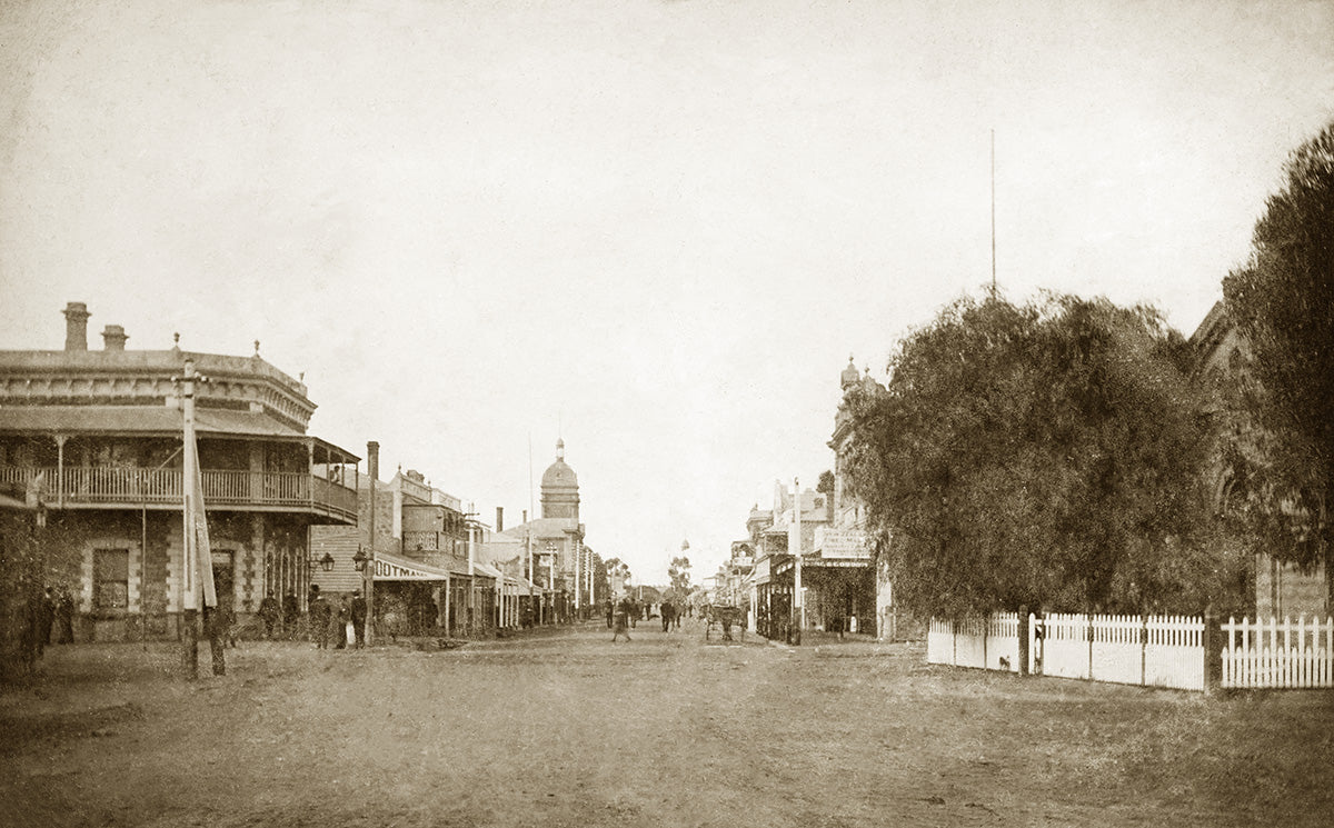Commercial Road, Port Augusta SA Australia c.1907