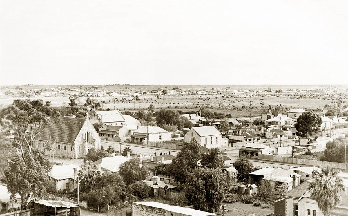 General View From Town Hall Tower, Kadina SA Australia c.1937