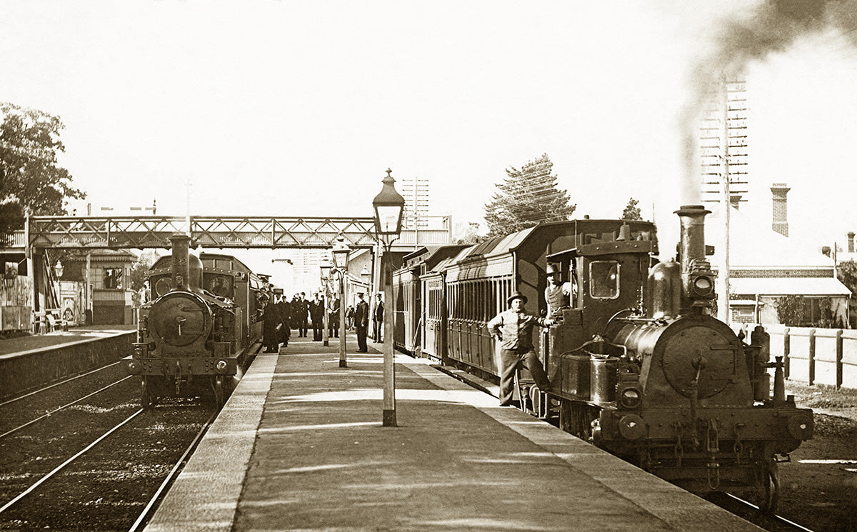 Railway Station - Adelaide, Woodville SA Australia 1907