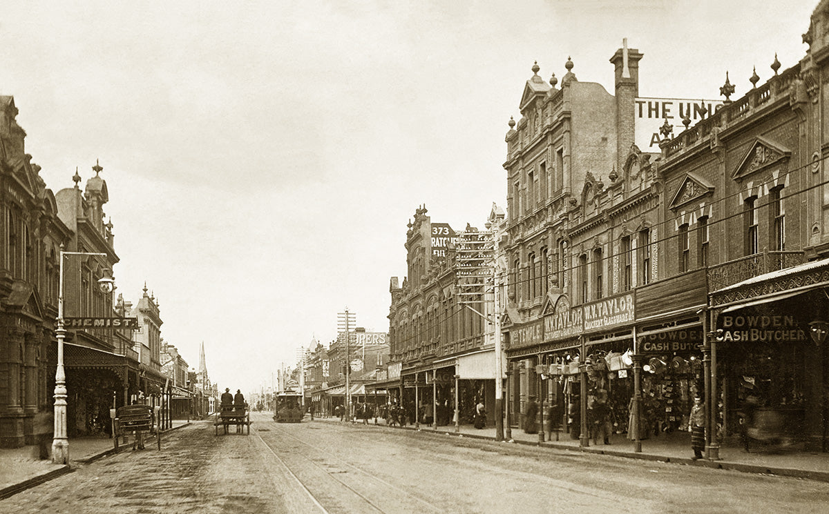 Main Street, Brunswick VIC Australia c.1907