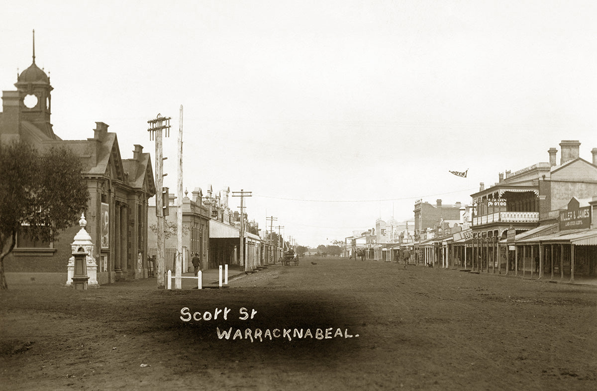 Scott Street, Warracknabeal VIC Australia c.1909