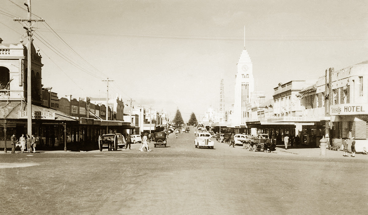 Liebig Street - Looking South, Warrnambool VIC Australia c.1940