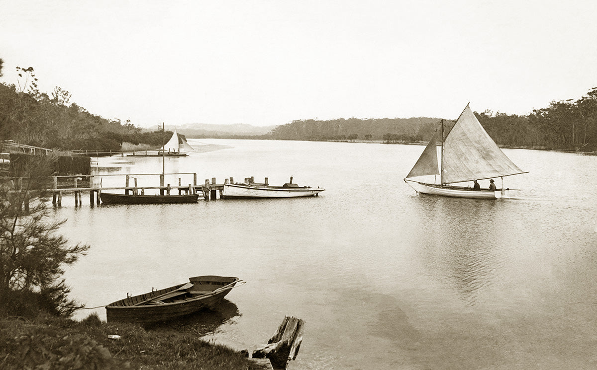 River Scene, Sussex Inlet NSW Australia 1910s